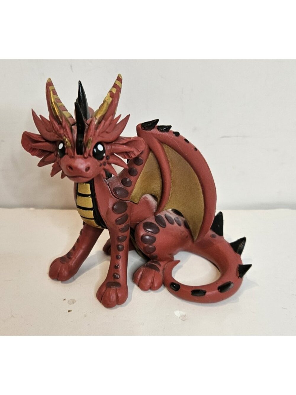 Dragons & Beasties Inferno Dice Dragon D&B Red Figure DnD 2018 No Box